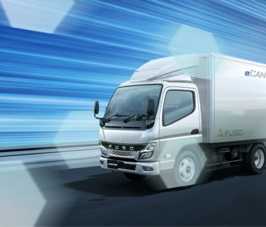 eCanter - the first Japanese electric truck in Hong Kong
